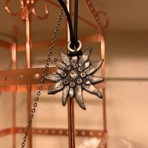 designer necklace sumflower shape necklace stainless steel